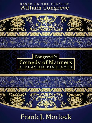 cover image of Congreve's Comedy of Manners